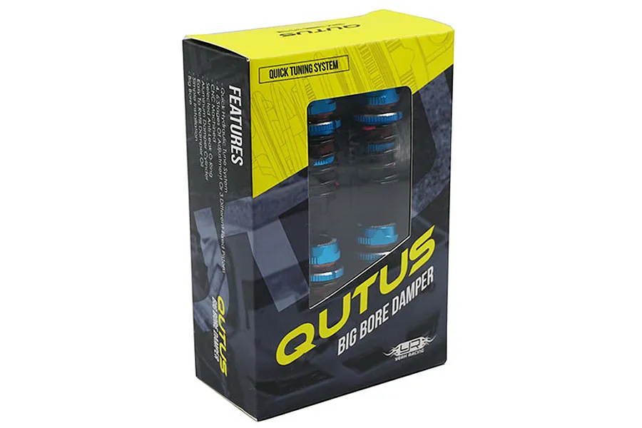 Yeah Racing 1/10 Blue Aluminium Qutus Challenger Touring M-Chassis 50mm Shocks 4Pcs image 38900