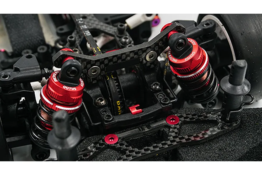 Yeah Racing 1/10 Black Aluminium Qutus Challenger Touring M-Chassis 50mm Shocks 4Pcs image 38902