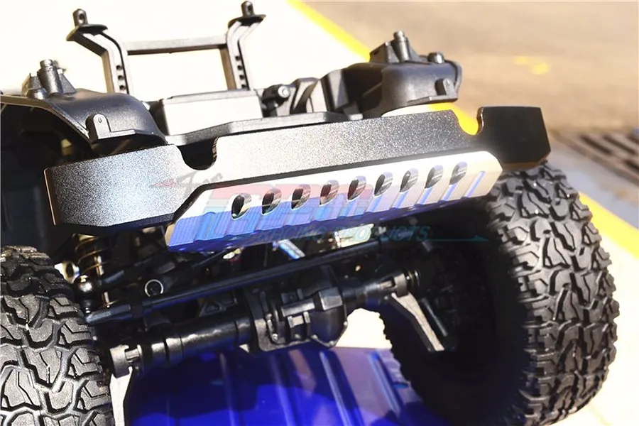 GPM Black Aluminium TRX-4 Mercedes G 500 Front Bumper image 2