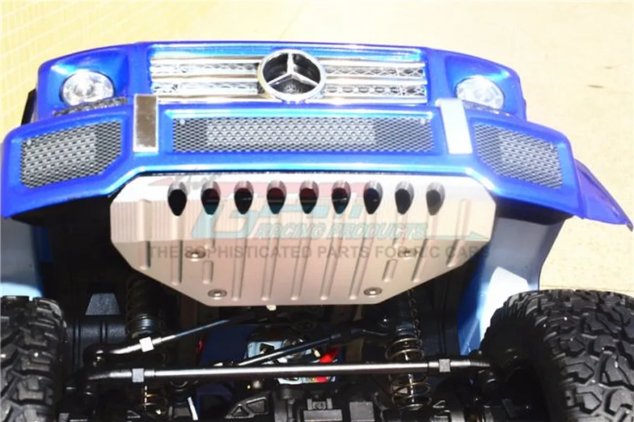 GPM Black Aluminium TRX-4 Mercedes G 500 Front Bumper image 3