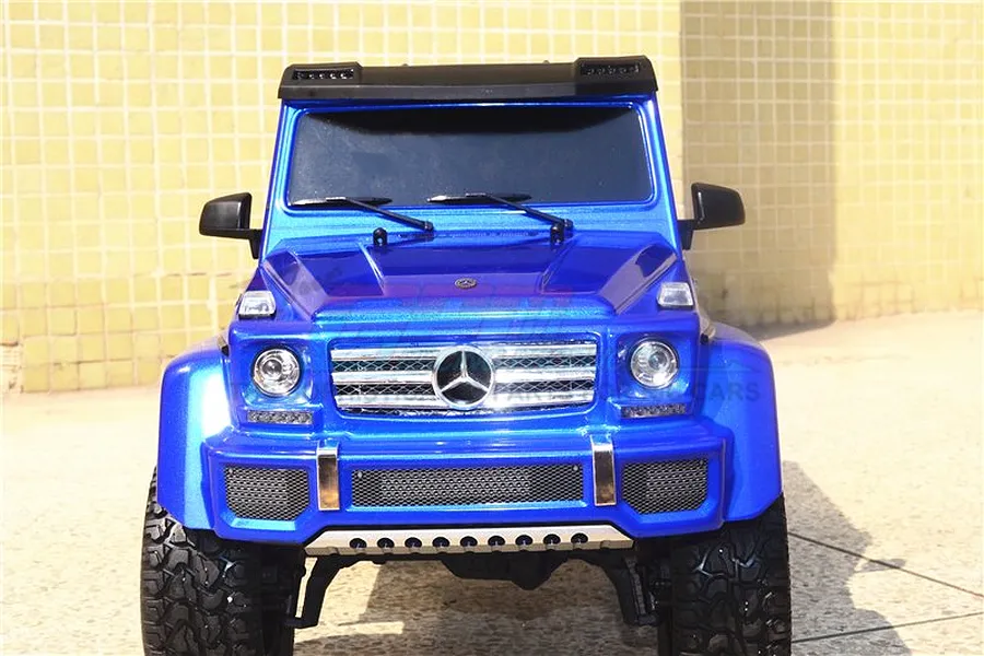 GPM Black Aluminium TRX-4 Mercedes G 500 Front Bumper image 4