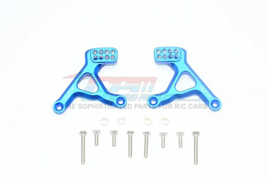 GPM Blue Aluminium TRX-4 Rear Adjustable Shock Tower 2Pcs image 39028