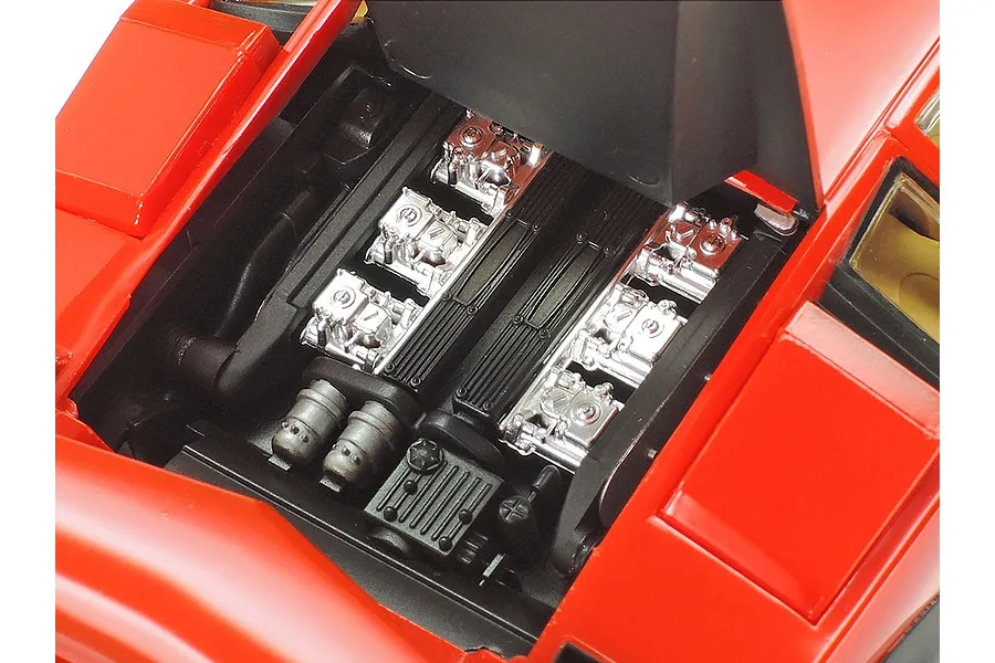 Tamiya 1/24 Lamborghini Countach LP500S Scaled Plastic Model Kit image 39045