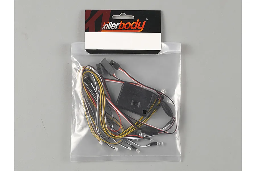 Killerbody LED Unit Set w/ Control Box 14 LEDS (3mm, 5mm) image 39212