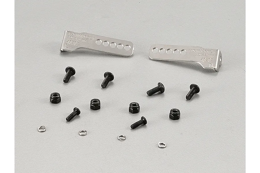 Killerbody 1/10 SCX10 &amp;amp; SCX10 II Stainless Steel Bumper Mount Kit for 3.35&amp;quot;/3.75&amp;quot; Tyres image 39217