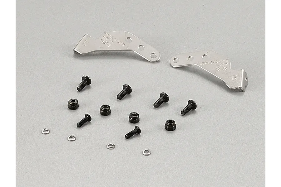 Killerbody 1/10 SCX10 &amp;amp; SCX10 II Stainless Steel Bumper Mount Kit for 4.72&amp;quot; Tyres image 39221