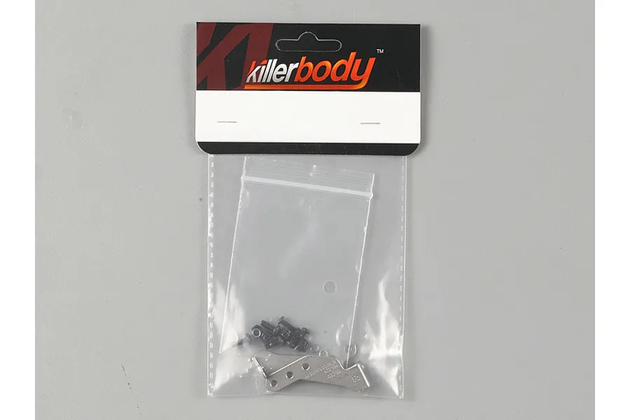 Killerbody 1/10 SCX10 &amp;amp; SCX10 II Stainless Steel Bumper Mount Kit for 4.72&amp;quot; Tyres image 39223