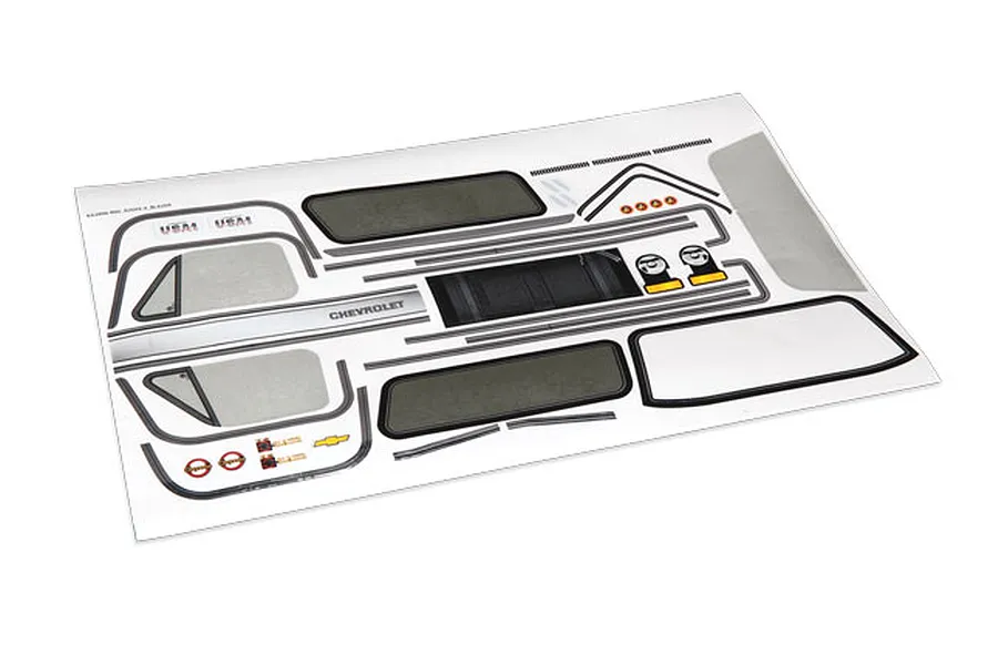 Traxxas TRX-4 1979 Chevrolet Blazer Decal Sheet image 39271