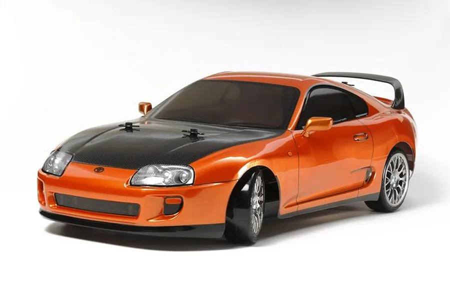 Tamiya 1/10 Toyota Supra Unpainted Body Shell w/ Decals image 39331