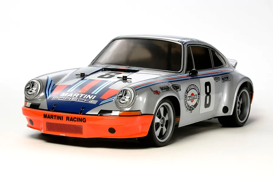 Tamiya 1/10 Porsche 911 Carrera RSR Racing Unpainted Body Shell w/ Decals image 39378