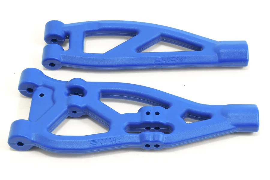 RPM Blue Kraton/Talion/Outcast Front Upper &amp;amp; Lower Suspension Arms image 39443