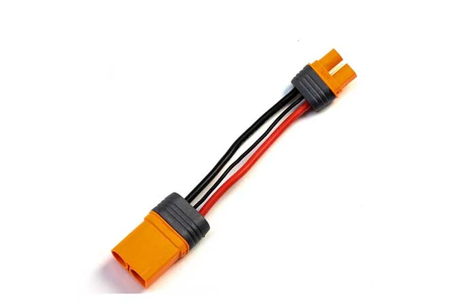 Spektrum 100mm 10AWG Male IC5 to Female IC3 Adapter image 39444