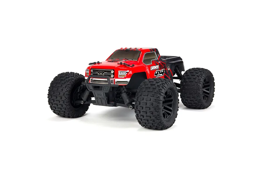 ARRMA GRANITE 4x4 Mega RC Monster Truck Electric 4WD 1/10 Scale RTR - Red image 39576