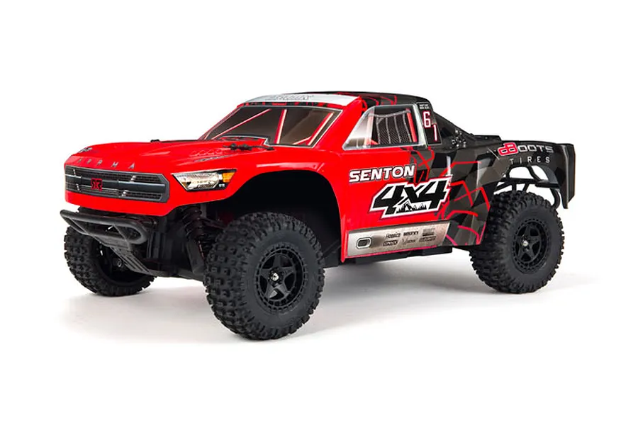 ARRMA SENTON 4x4 Mega RC Short Course Truck Electric 4WD 1/10 RTR - Red image 39588