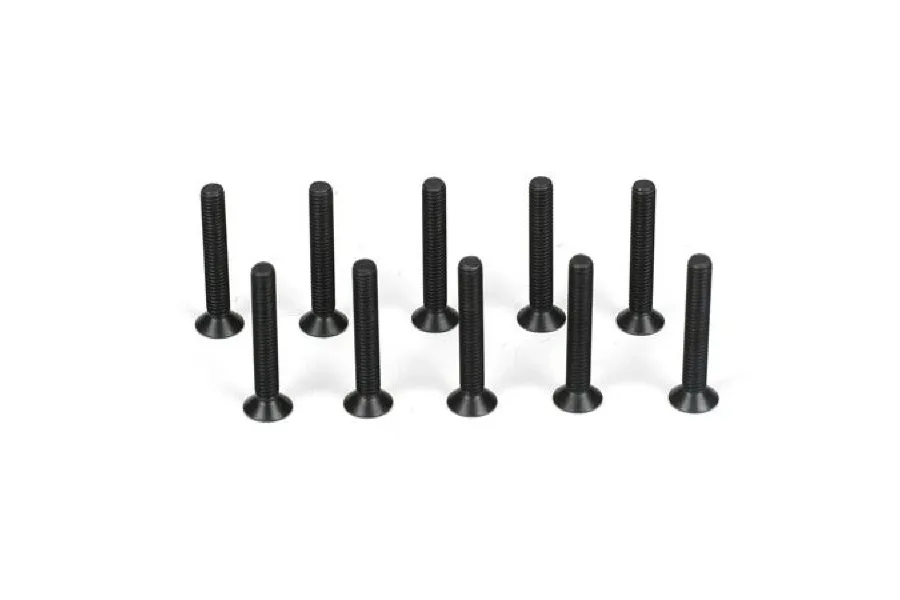 TLR 3x20mm Fine Thread Countersunk Head Screws 10Pcs image 39617