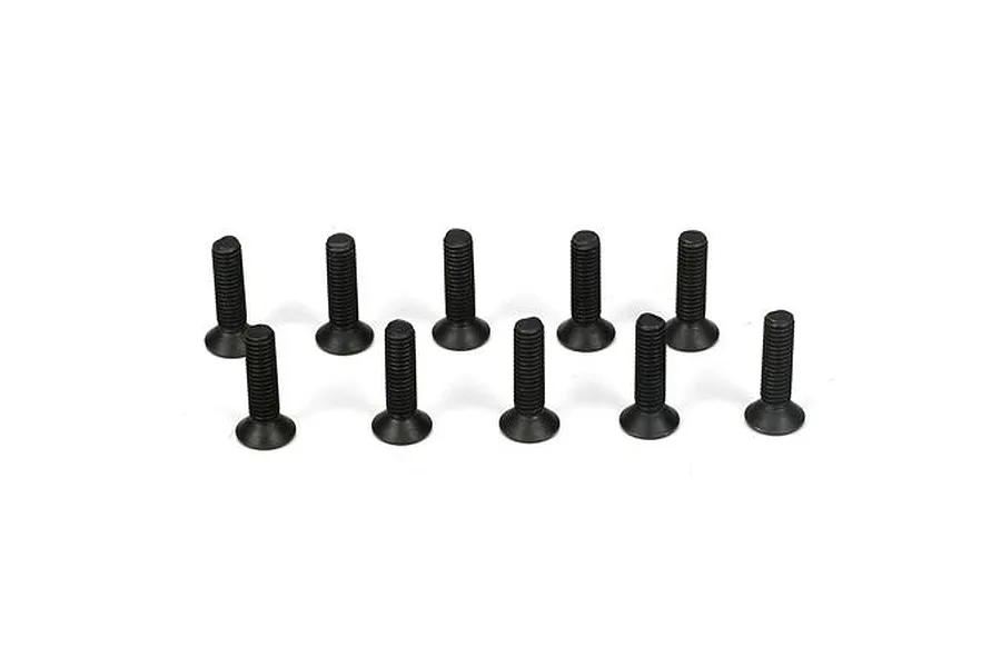 TLR 3x12mm Fine Thread Countersunk Head Screws 10Pcs image 39618