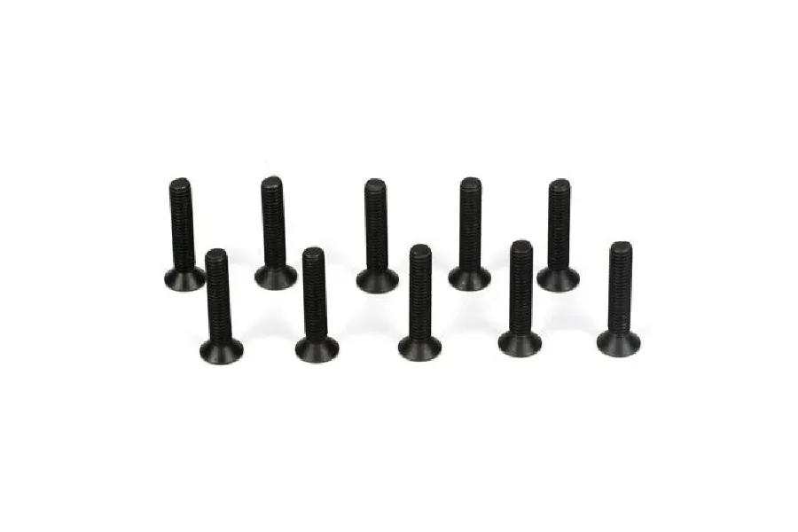 TLR 3x16mm Fine Thread Countersunk Head Screws 10Pcs image 39619