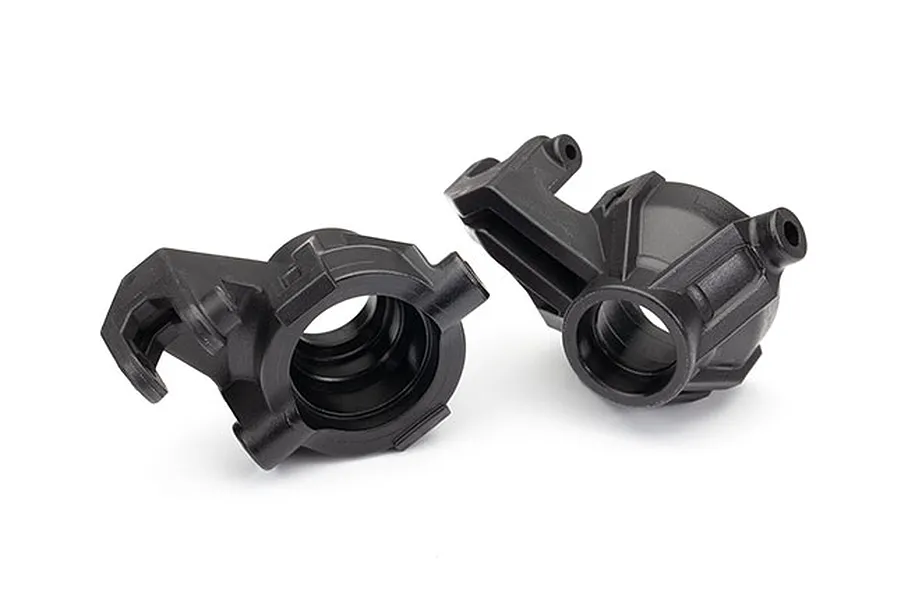 Traxxas 1/10 Maxx Black Plastic 4S Steering Hubs 2Pcs image 39691