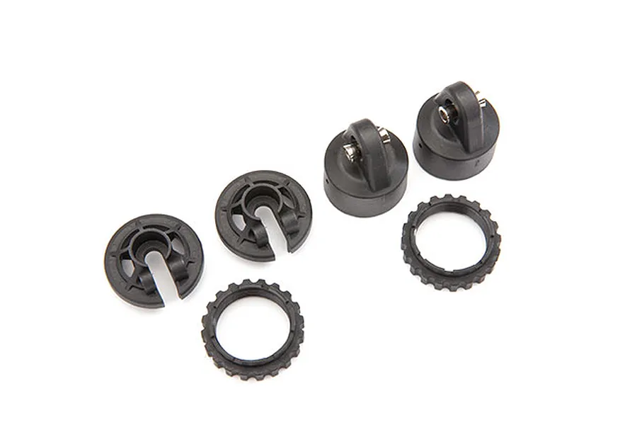 Traxxas GT-Maxx Shock Spring Caps, Retainer &amp;amp; Adjusting Nuts image 39692