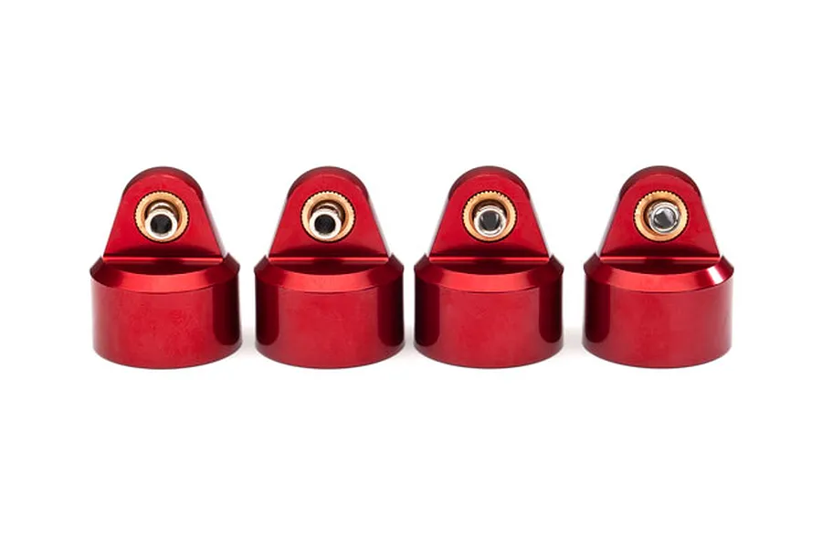 Traxxas Red Aluminium GT-Maxx Shock Caps 4Pcs image 39694