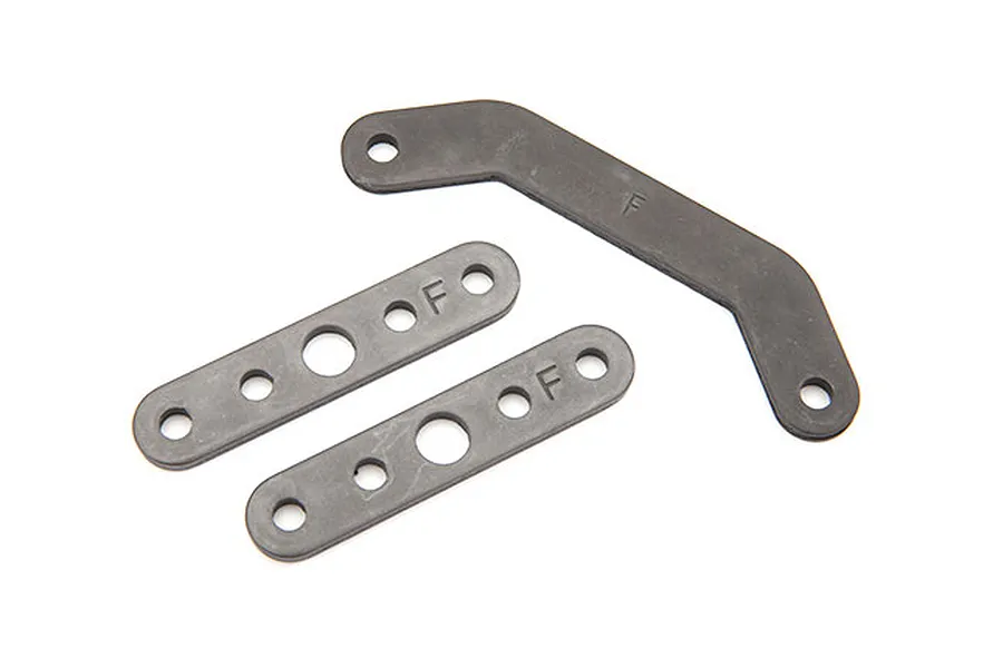Traxxas Maxx 4S Steel Front Upper &amp;amp; Lower Tie Bar Set image 39698