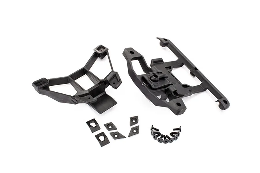 Traxxas Maxx 4S Front &amp;amp; Rear Body Mounts w/ Screw image 39765