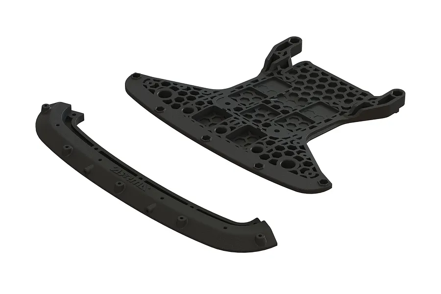 ARRMA Front Bumper &amp;amp; Splitter Mount Set image 39791