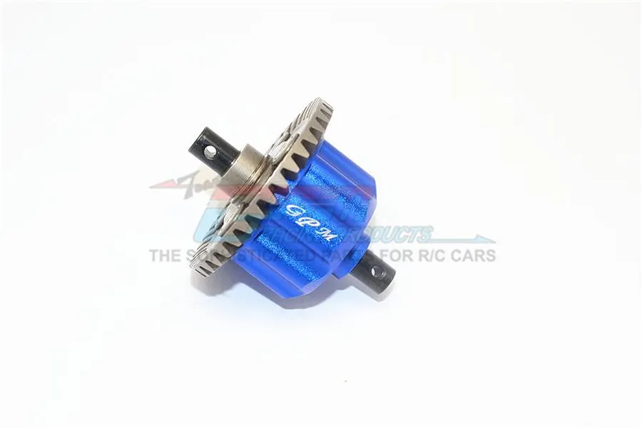 GPM Blue Aluminium Maxx 4S Differential Case Set w/ Screws image 39824
