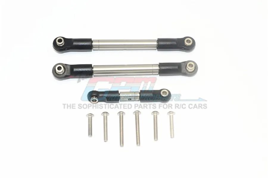 GPM Stainless Steel Maxx 4S Steering Turnbuckle Set 3Pcs image 39872
