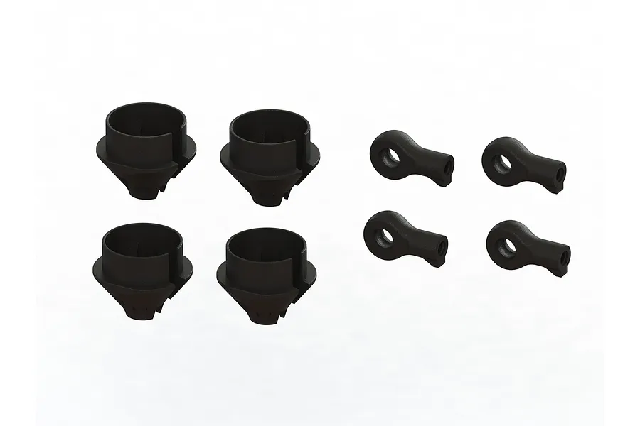 ARRMA HD Shock End &amp;amp; Spring Retainer Set image 39900