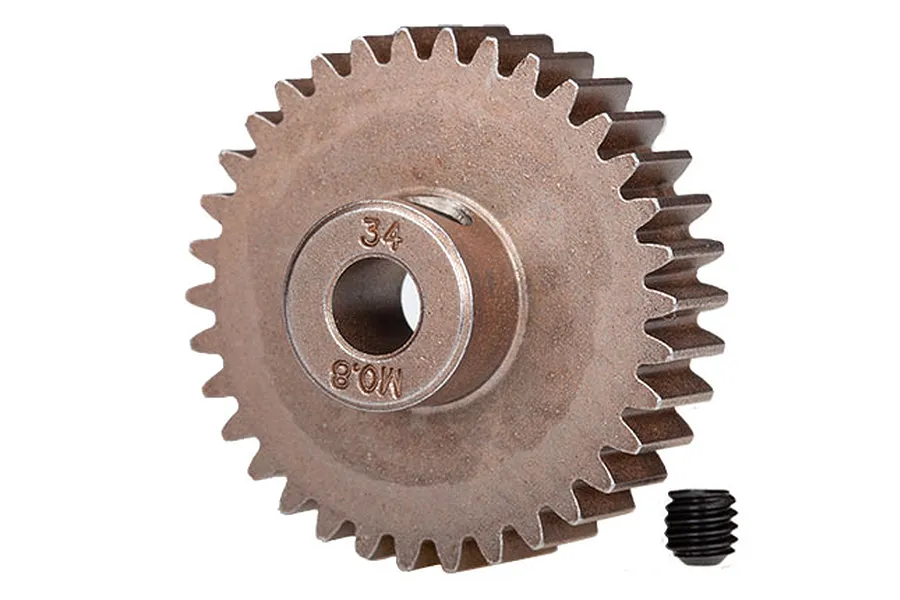 Traxxas Steel 34T 32dp/0.8Mod Pinion Gear image 40105
