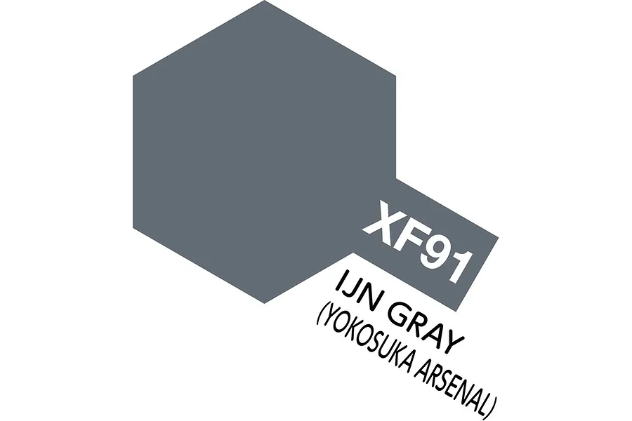 Tamiya XF-91 IJN Grey YA Flat Acrylic Paint 10ml image 40142