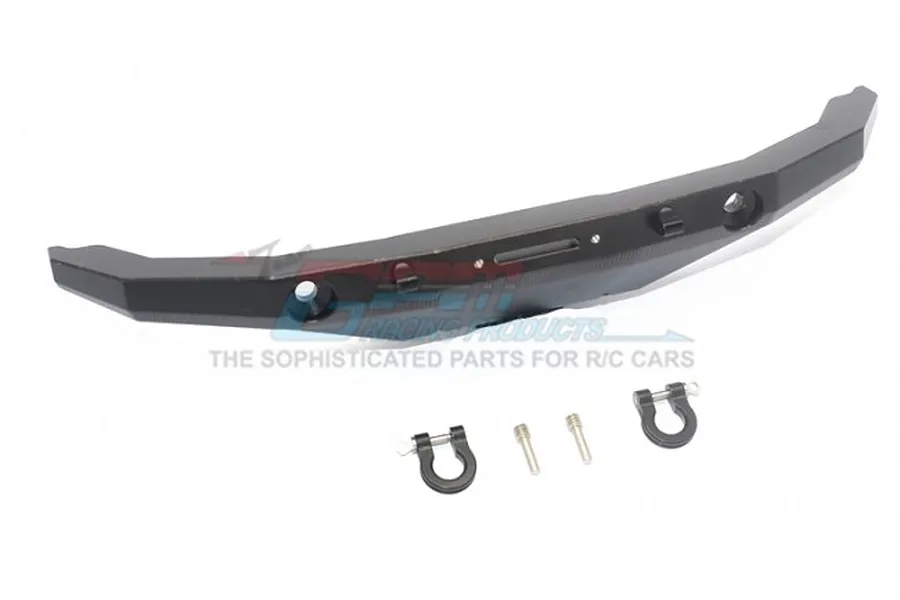 GPM Black Aluminium SCX10 II UMG10 Front Bumper w/ D Rings image 1