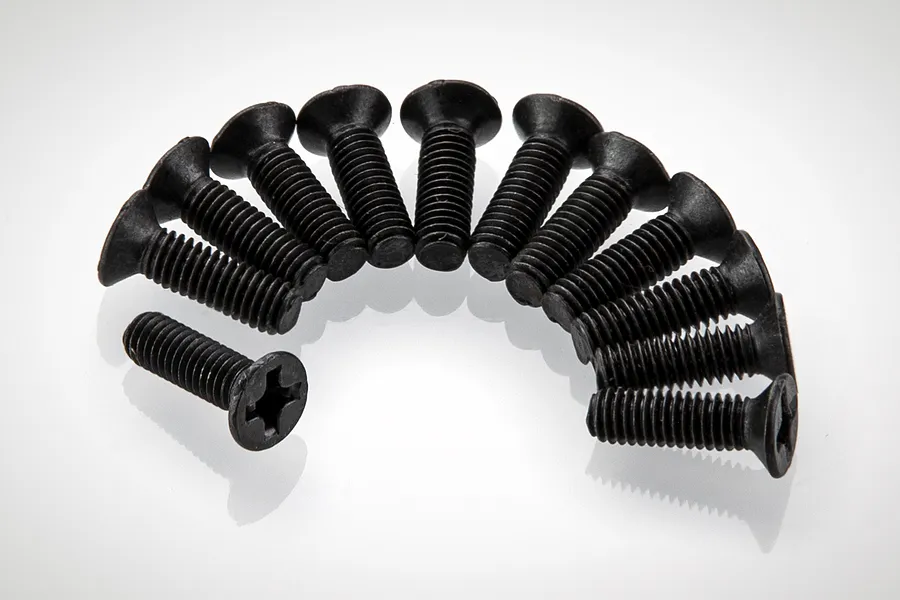 HSP 3x10mm Fine Thread Countersunk Head Screws 12Pcs image 40254