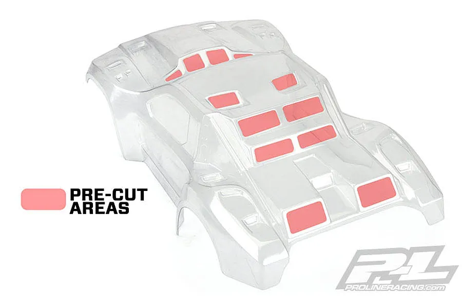 Pro-Line 1/10 Flo-Tek Fusion Pre-Cut Unpainted Body Shell image 40311