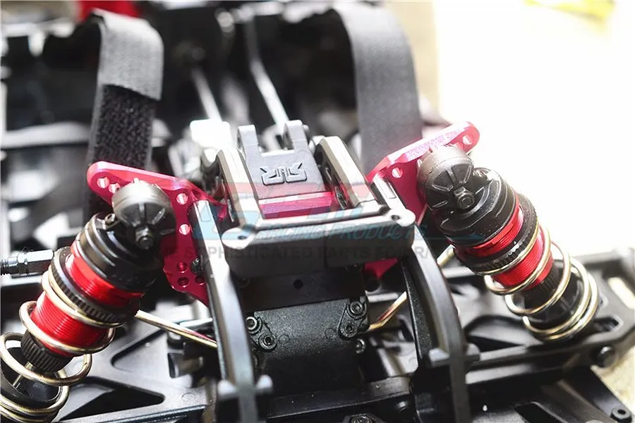 GPM Red Aluminium ARRMA Limitless &amp;amp; Infraction Rear Shock Tower image 40330