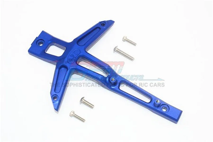 GPM Blue Aluminium Maxx 4S Front Chassis Brace image 40346