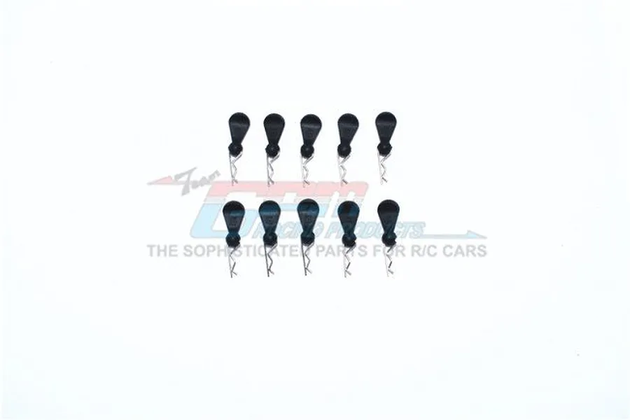 GPM 0.9mm 1/16 Silver Body Pins 10Pcs w/ Easy Pull image 40360