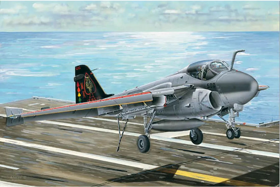 Trumpeter 1/32 A-6E/Tram Intruder Jet Scaled Plastic Model Kit image 40375