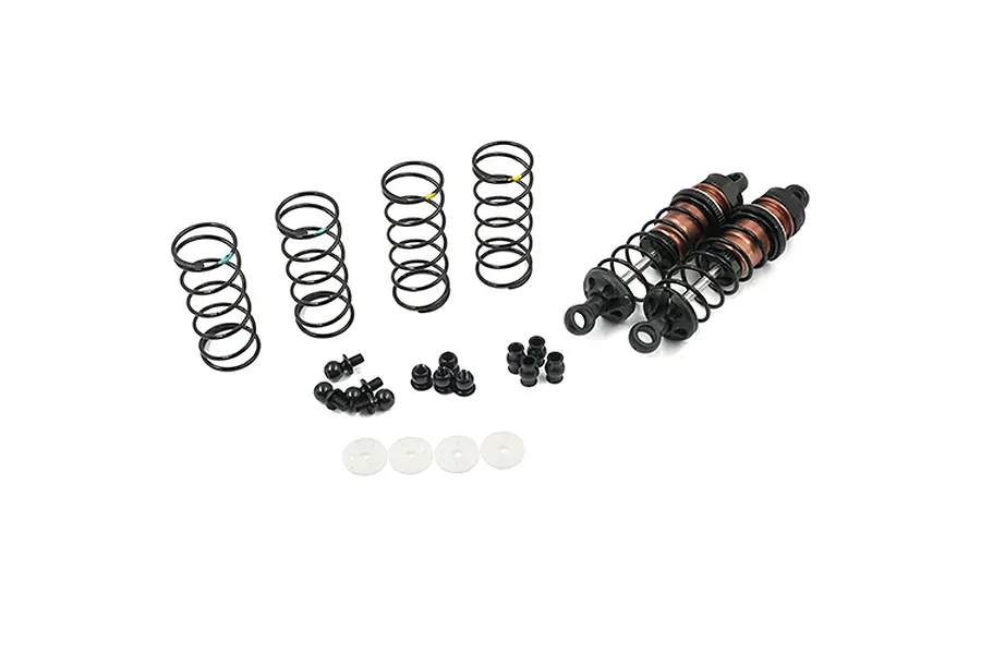 Yeah Racing 1/10 Black Aluminium Go Big Bore Off Road 70mm Shocks 2Pcs image 40493