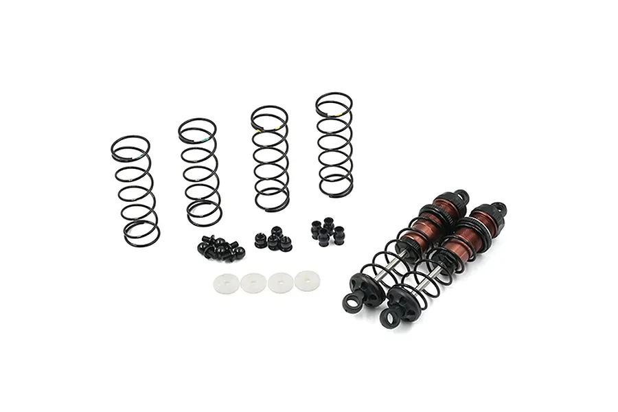 Yeah Racing 1/10 Black Aluminium Go Big Bore Off Road 80mm Shocks 2Pcs image 40496