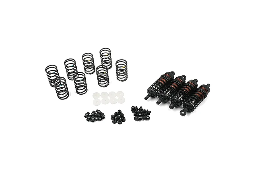 Yeah Racing 1/10 Black Aluminium Go Big Bore Off Road 60mm Shocks 4Pcs image 40508