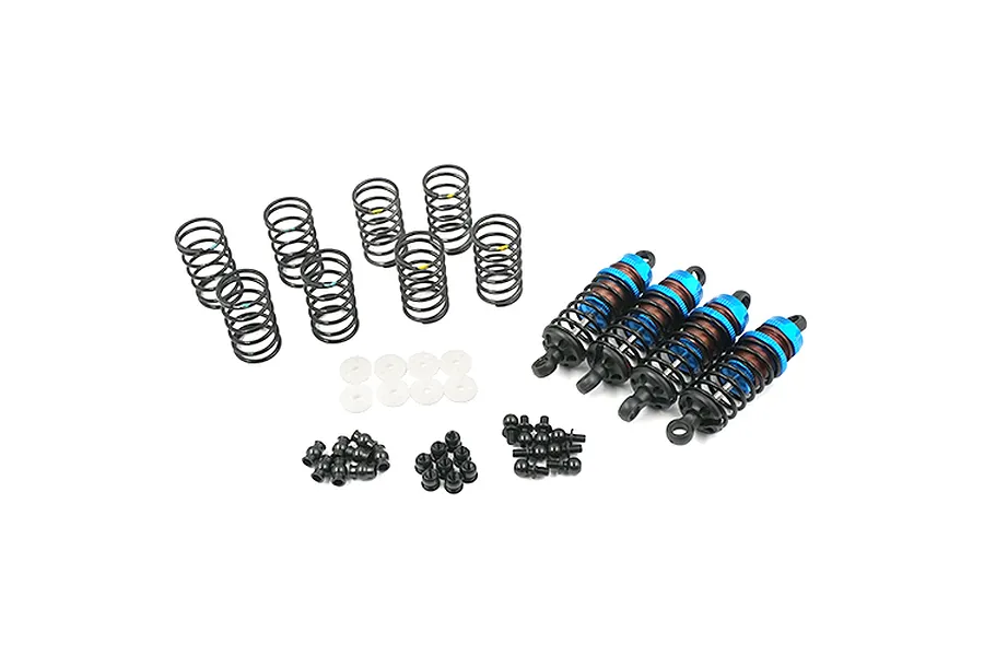 Yeah Racing 1/10 Blue Aluminium Go Big Bore Off Road 60mm Shocks 4Pcs image 40510