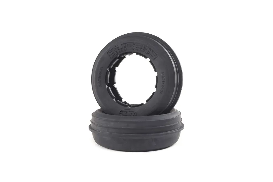 Losi 4.7/5.5&amp;quot; DBXL-E Slicers Rib Tyres 2Pcs image 40531