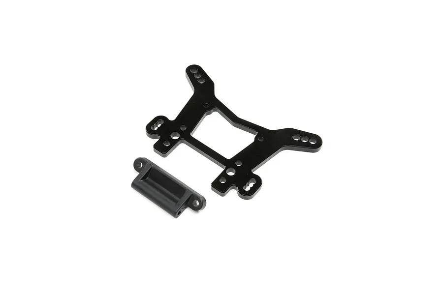 Losi Black Aluminium DBXL-E 2.0 Rear Shock Tower image 40539