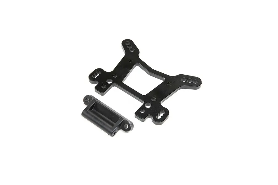 Losi Black Aluminium DBXL-E 2.0 Front Shock Tower image 40540