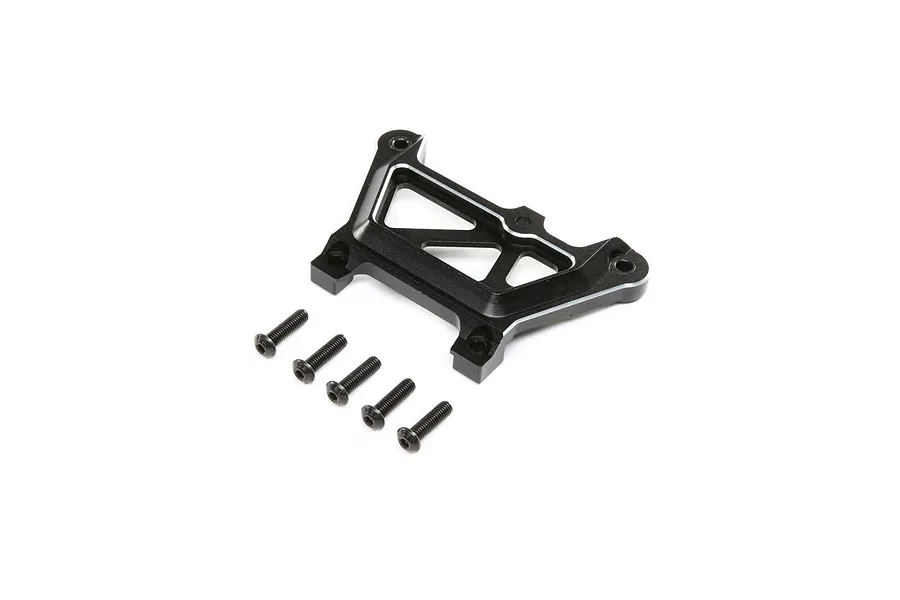 Losi Black Aluminium DBXL-E 2.0 Front Top Plate image 40543