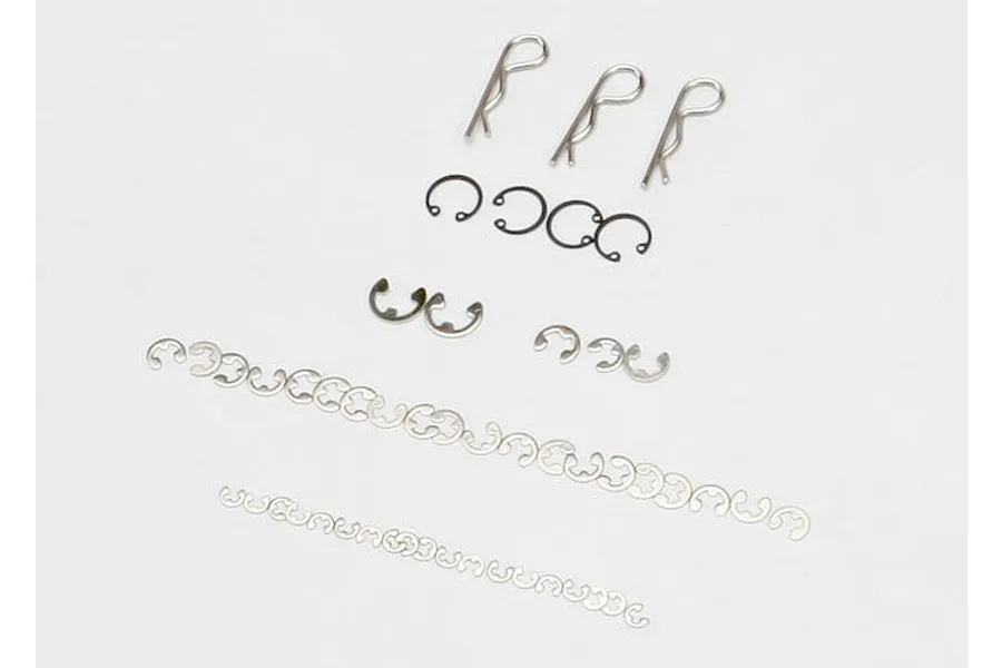 Traxxas Body Pin, E-Clip &amp;amp; C-Ring Set image 4060