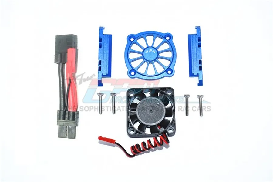 GPM Blue Aluminium Maxx 4S 40x40mm Motor Cooling Fan image 40607