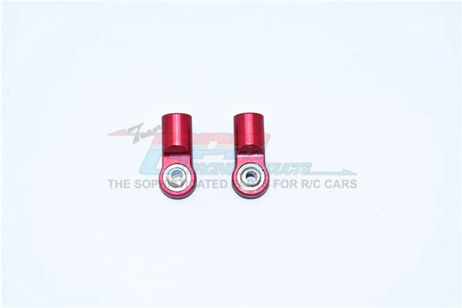 GPM Red Aluminium Replacement Shock Rod Ends 2Pcs image 40612